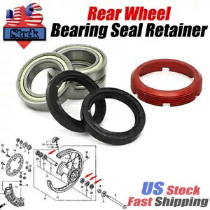 後輪ベアリングシールリテーナーキットアルミホンダ CR 125R CR250R 2000-2007 Rear Wheel Bearing Seal Retainer Kit Aluminum For Honda CR 125R CR250R 2000-2007 【並行輸入品】