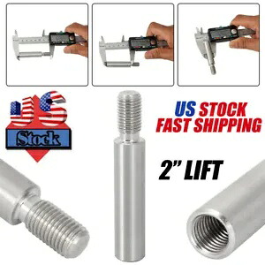 ステンレススチール M10x1.25 ショートシフターエクステンションエクステンダー 2 インチリフトレイズ延長 Stainless Steel M10x1.25 Short Shifter Extension Extender 2\