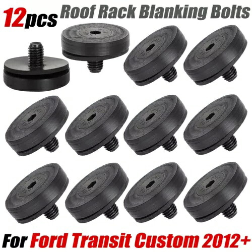 12 個ルーフラック穴ブランキングワッシャーボルトネジフォードトランジットカスタム 2012 + 12PCS Roof Rack Hole Blanking Washer Bolts Screws For Ford Transit Custom 2012 + 【並行輸入品】