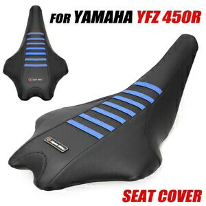 ヤマハ YFZ 450R シートカバー 2009 - 2020 ブルーリブ YFZ450R YFZ450REL SE W X For Yamaha YFZ 450R Seat Cover 2009 - 2020 BLUE RIBBED YFZ450R YFZ450REL SE W X 【並行輸入品】