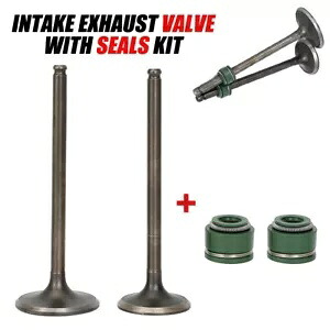 ホンダ TRX300FW Fourtrax 吸気排気エンジンバルブ & シール 1988-00 Fourtrax FOR HONDA TRX300FW FOURTRAX INTAKE EXHAUST ENGINE VALVE & SEALS 1988-00 FOURTRAX 【並行輸入品】