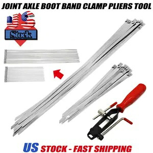 CV ジョイント バンディング ブーツ アクスル クランプ プライヤー ツール 20 バンド & バックル クランプ付き 車 ATV CV Joint Banding Boot Axle Clamp Pliers Tool w/ 20 Band & Buckle Clamps Car ATV 【並行輸入品】 35,035円