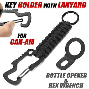 Can Am Outlander/Renegade キーホルダー ストラップとレンチ付き キーを紛失する心配はありません For Can Am Outlander/Renegade Key Holder with Lanyard & Wrench No more lost key 【並行輸入品】
