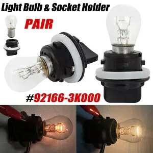 フロントターンシグナルランプ電球 + ソケット起亜ヒュンダイエラントラアクセントソナタ Front Turn Signal Lamp Light Bulb + Socket For KIA Hyundai Elantra Accent Sonata 【並行輸入品】