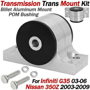 2003-09 日産 350Z インフィニティ G35 ビレットトランスミッショントランスマウント POM ブッシュ For 2003-09 NISSAN 350Z INFINITI G35 Billet Transmission Trans Mount POM Bushing 【並行輸入品】
