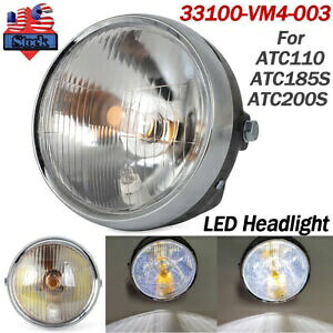 ホンダ ATC110 1981-1982 LED ヘッドライトアセンブリ ATC185S 81-83 、ATC200S 1984-85 For Honda ATC110 1981-1982 LED Headlight Assembly ATC185S 81-83, ATC200S 1984-85 【並行輸入品】