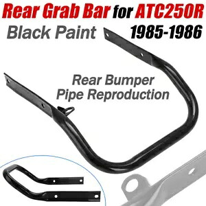 85 86 ATC 250R リアグラブバーブラケットホンダ ATC250R 1985-1986 ATV ブラックペイント 85 86 ATC 250R Rear Grab Bar Bracket For Honda ATC250R 1985-1986 ATV Black Paint 【並行輸入品】