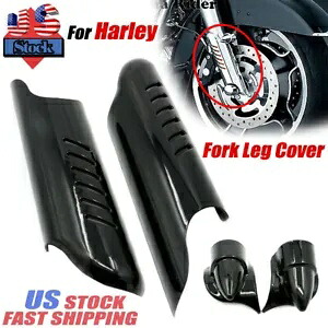 ハーレーツーリングエレクトラロードグライドキング用ロアフォークレッグカバーディフレクターシールド Lower Fork Leg Cover Deflector Shield For Harley Touring Electra Road Glide King 【並行輸入品】