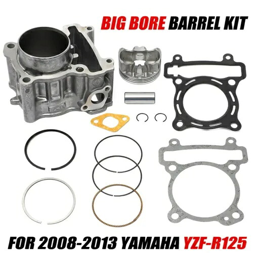 62 ミリメートルビッグボアシリンダートップエンドピストンキットヤマハ YZF-R 125 EFI 2008 - 2013 62mm Big Bore Cylinder Top End Piston Kit For Yamaha YZF-R 125 EFI 2008 - 2013 【並行輸入品】 43,560円