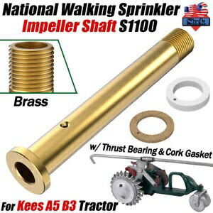 トラクター Kees A5 B3 ナショナル ウォーキング スプリンクラー インペラ シャフト S1100 & ベアリング用 For Tractor Kees A5 B3 National Walking Sprinkler Impeller Shaft S1100 & Bearing 【並行輸入品】