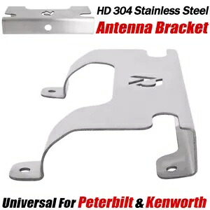 ピータービルト ケンワース アンテナ用アンテナ ブラケット - 304 ステンレス鋼ユニバーサル Antennae Bracket For Peterbilt Kenworth Antenna - 304 Stainless Steel Universal 【並行輸入品】