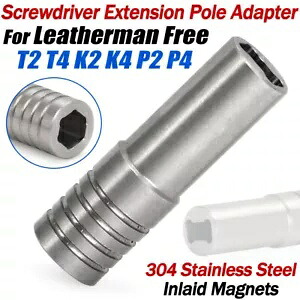 マルチツール ビット ドライバー エクステンダー アダプター レザーマン用 フリー T2 T4 K2 K4 P2 P4 Multitool Bit Screwdriver Extender Adapter For Leatherman Free T2 T4 K2 K4 P2 P4 【並行輸入品】
