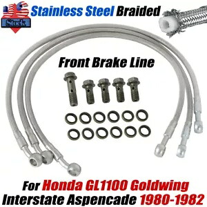 ホンダ 1980-82 GL 1100 ゴールドウィング インターステート アスペンケイド フロント ブレーキライン用 For HONDA 1980-82 GL 1100 GOLDWING INTERSTATE ASPENCADE FRONT BRAKE LINE 【並行輸入品】