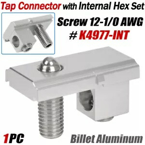 K4977-INT タップ コネクタを内部六角止めネジ 12-1/0 AWG アルミニウムと交換 Replace K4977-INT Tap Connector With Internal Hex Set Screw 12-1/0 AWG Aluminum 【並行輸入品】 33,605円