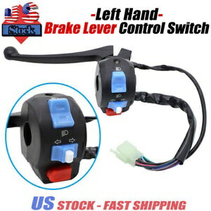 ブレーキレバーサイドコントロールスイッチ GY6 原付スクーター 50CC-125CC 150CC 左手用 BRAKE LEVER SIDE CONTROL SWITCH FOR GY6 MOPED SCOOTER 50CC-125CC 150CC LEFT HAND 【並行輸入品】