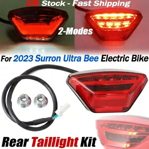テールライト 2023 Surron Ultra Bee 電動自転車リアランプライトレッドスペアパーツ用 Taillight For 2023 Surron Ultra Bee Electric Bike Rear Lamp Light Red Spare Part 【並行輸入品】