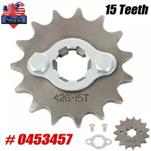 15T フロントドライブスプロケット #0453457 ポラリススポーツマン 90 110 アウトロー 90 110 ATV 15T FRONT DRIVE SPROCKET #0453457 FOR POLARIS SPORTSMAN 90 110 OUTLAW 90 110 ATV 【並行輸入品】