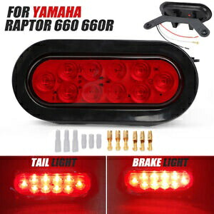 ヤマハラプター 660 660R 01-05 赤色 LED ブレーキテールライトリアターンシグナルライト For Yamaha Raptor 660 660R 01-05 Red LED Brake Taillight Rear Turn Signal Light 【並行輸入品】