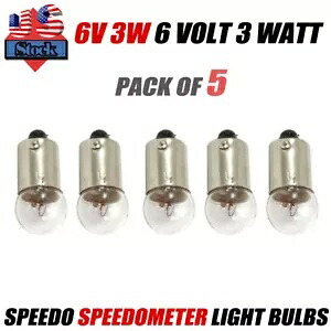 5X 6V スピードメータースピードメーター電球ホンダ CT 70 90 110 125 MT XL XR 100 125 5X 6V Speedo Speedometer Light Bulbs For Honda CT 70 90 110 125 MT XL XR 100 125 【並行輸入品】