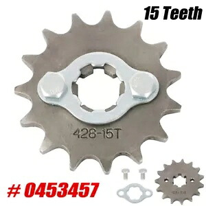 フロントドライブスプロケット 0453457 15T ポラリススポーツマン 90 110 アウトロー 90 110 ATV FRONT DRIVE SPROCKET 0453457 15T FOR POLARIS SPORTSMAN 90 110 OUTLAW 90 110 ATV 【並行輸入品】