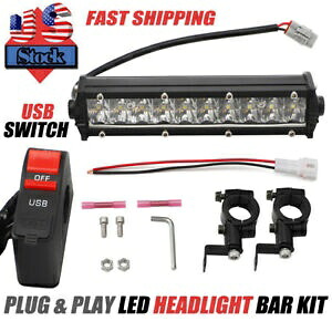 プラグアンドプレイ LED ヘッドライト & USB スイッチヤマハラプター 80 90 125 250 350 700 R Plug-N-Play LED Headlight & USB Switch For Yamaha Raptor 80 90 125 250 350 700 R 【並行輸入品】