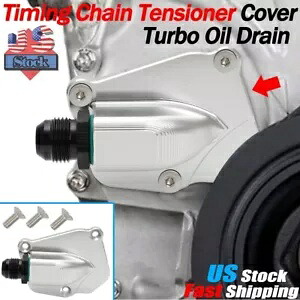 K20 K24 Kシリーズ タイミングチェーンテンショナー オイルリターンプレートカバー ドレンサイドワインダー K20 K24 K-Series Timing Chain Tensioner Oil Return Plate Cover Drain Sidewinder 【並行輸入品】