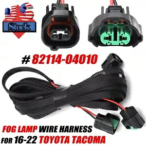 Foglight フォグランプ ワイヤー ハーネス コネクタ 82114-04010 トヨタ タコマ 2016-2022 Foglight Fog Lamp Wire Harness Connector 82114-04010 For Toyota Tacoma 2016-2022 【並行輸入品】
