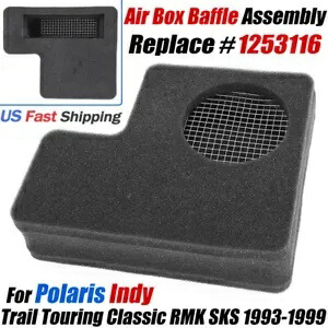エアボックスバッフルアセンブリ 1253116 ポラリスインディトレイルクラシック RMK SKS 1993-1999 Air Box Baffle Assembly 1253116 For Polaris Indy Trail Classic RMK SKS 1993-1999 【並行輸入品】