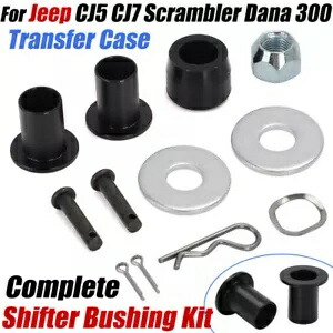 ジープ CJ5 CJ7 スクランブラー Dana 300 トランスファーケースシフターシャフトブッシュフルキット For Jeep CJ5 CJ7 Scrambler Dana 300 Transfer Case Shifter Shaft Bushing Full Kit 【並行輸入品】