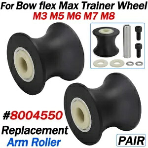 BOWFLEX マックストレーナーホイール交換用アームローラー 2 個 8004550 M3 M5 M6 M7 M8 FOR BOWFLEX MAX TRAINER WHEEL Replacement Arm Roller 2PCS 8004550 M3 M5 M6 M7 M8 【並行輸入品】