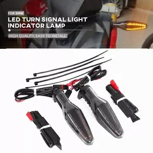 フロントリア LED ターンシグナルライトランプ BMW S1000RR R1200R R1200 GS/ADV K1300R Front Rear LED Turn Signal Light Lamp For BMW S1000RR R1200R R1200 GS/ADV K1300R 【並行輸入品】