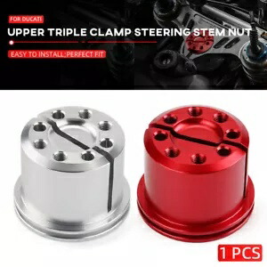 アッパートリプルクランプステアリングステムナット DUCATI 848/EVO スクランブラー 800 1098/S/R 用 Upper Triple Clamp Steering Stem Nut For DUCATI 848/EVO Scrambler 800 1098/S/R 【並行輸入品】