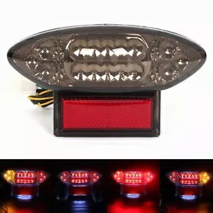 LED テールライトターンシグナルランプスズキ隼 GSX1300R GSX600/750 カタナ用 LED Tail Light Turn Signals Lamp For SUZUKI Hayabusa GSX1300R GSX600/750 KATANA 【並行輸入品】