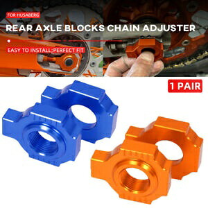 Husaberg FE 250/350 TE300用リアアクスルブロックスイングアームスプールテンショナーアジャスター Rear Axle Blocks Swingarm Spool Tensioner Adjuster For Husaberg FE 250/350 TE300 【並行輸入品】