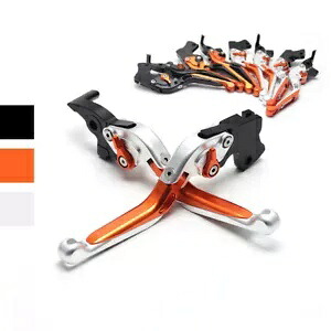CNC 調整可能な折りたたみ拡張可能なブレーキクラッチレバーデューク RC 125 200 250 390 CNC Adjustable Folding Extendable Brake Clutch Lever For DUKE RC 125 200 250 390 【並行輸入品】