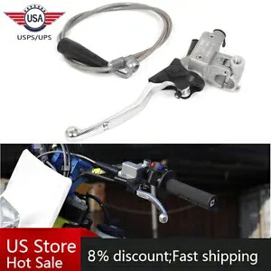 ユニバーサル油圧マスターシリンダークラッチレバーオイルホースオフロードダートバイク用 Universal Hydraulic Master Cylinder Clutch Lever Oil Hose For Off-road Dirt Bike 【並行輸入品】