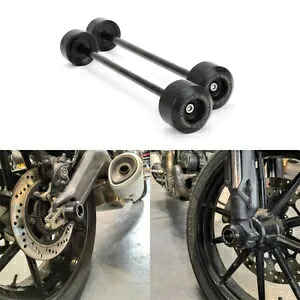 フロントリアホイールフォークスライダープロテクター DUCATI SCRAMBLER 800 カフェレーサー/アイコン用 Front Rear Wheel Fork Slider Protector For DUCATI SCRAMBLER 800 Cafe Racer/Icon 【並行輸入品】