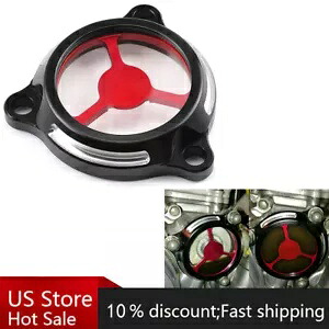 レッドクリアネスエンジンオイルフィルターカバーキャップスズキ UH125 バーグマン DRZ 400E/S/SM Red Clearness Engine Oil Filter Cover Cap For SUZUKI UH125 Burgman DRZ 400E/S/SM 【並行輸入品】