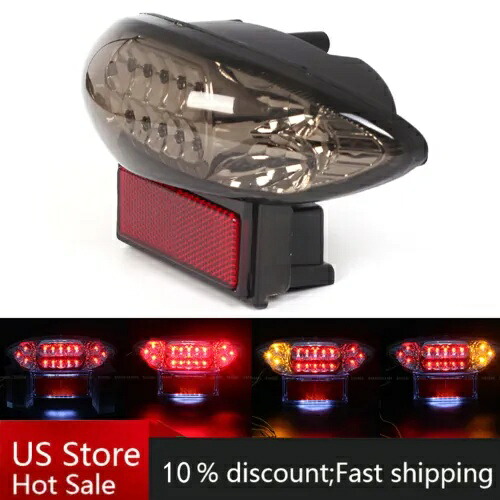 統合 LED テールライトターンシグナルランプスズキ隼 GSX1300R GSX 600 Integrated LED Tail Light Turn Signals Lamp For SUZUKI HAYABUSA GSX1300R GSX 600 【並行輸入品】