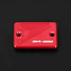 DR ロゴフロントブレーキリザーバーカバーキャップスズキ DR 650R/S DR650SE DR650S DR Logo Front Brake Reservoir Cover Cap For SUZUKI DR 650R/S DR650SE DR650S 【並行輸入品】