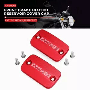 フロントブレーキクラッチフルードリザーバーカバーキャップ DUCATI MONSTER 400/620/750/800用 Front Brake Clutch Fluid Reservoir Cover Cap For DUCATI MONSTER 400/620/750/800 【並行輸入品】