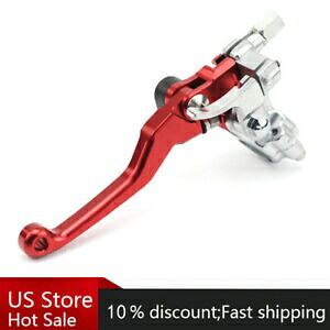 ハンドルバー クラッチ レバー ハンドル パーチ レッド ホンダ CRF 250R/X CRF 450R/X CRF 125R用 Handlebar Clutch Lever Handle Perch Red For HONDA CRF 250R/X CRF 450R/X CRF 125R 【並行輸入品】