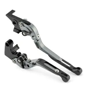 CNC 折りたたみ拡張可能ブレーキクラッチレバーヤマハ MT-01 04-09 VMAX1700 09-19 CNC Folding Extendable Brake Clutch Levers For YAMAHA MT-01 04-09 VMAX1700 09-19 【並行輸入品】