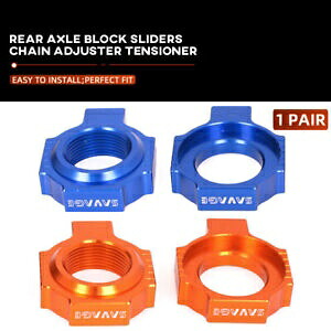 リアアクスルブロックチェーンアジャスター 125 150 250 350 450 SX/-F XC/F SMR スーパーモト用 Rear Axle Blocks Chain Adjuster For 125 150 250 350 450 SX/-F XC/F SMR Supermoto 【並行輸入品】