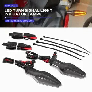 フロント/リア LED ターンシグナルライトインジケータランプヤマハ XT660Z TENERE 08-16 Front/Rear LED Turn Signal Light Indicator Lamp For YAMAHA XT660Z TENERE 08-16 【並行輸入品】