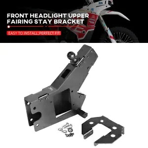 フロントヘッドライトアッパーフェアリングステーブラケット KOVE 450 ラリー 2023 ブラック Front Headlight Upper Fairing Stay Bracket For KOVE 450 Rally 2023 Black 【並行輸入品】
