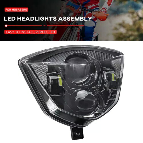 LED ヘッドライトヘッドランプアセンブリ HUSABERG FE 450/570/390/501 TE 250/300/125 用 LED Headlights Headlamp Assembly For HUSABERG FE 450/570/390/501 TE 250/300/125 【並行輸入品】