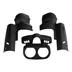 マットブラック計器ハウジングキットハーレーロードグライド FLTR 2015-2024 19 に適合 Matte Black Instrument Housing Kit Fit For Harley Road Glide FLTR 2015-2024 19 【並行輸入品】