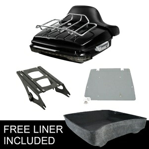 みじん切りトランクバックレストラックプレートライトハーレーストリートロードグライド 14-23 に適合 Chopped Trunk Backrest Rack Plate Light Fit For Harley Street Road Glide 14-23 【並行輸入品】