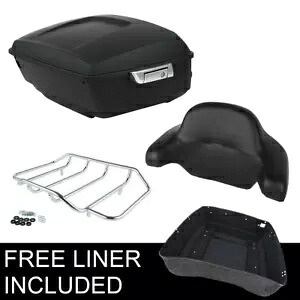 キングパック トランク バックレスト ラック ハーレー ツアー パック ロード グライド キング 14-23 18 に適合 King Pack Trunk Backrest Rack Fit For Harley Tour Pak Road Glide King 14-23 18 【並行輸入品】